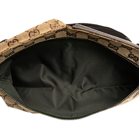 Pre-Loved Gucci GG Canvas Double Pocket Belt Bag - Picture 4 of 12